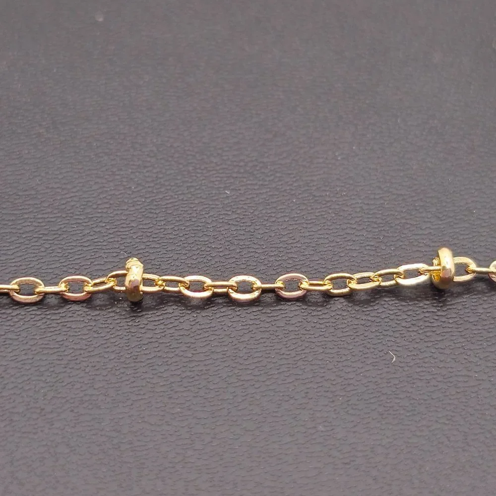Natural Purple Stone‎ Chips Birthstone Necklace (February, NWOT)